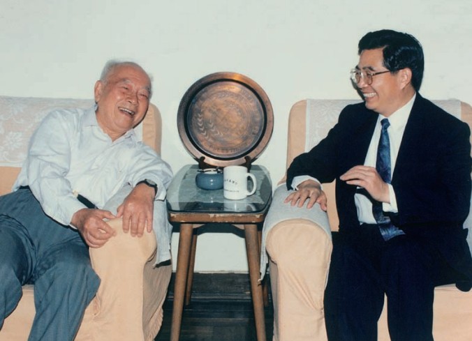 胡立教與胡錦濤在一起